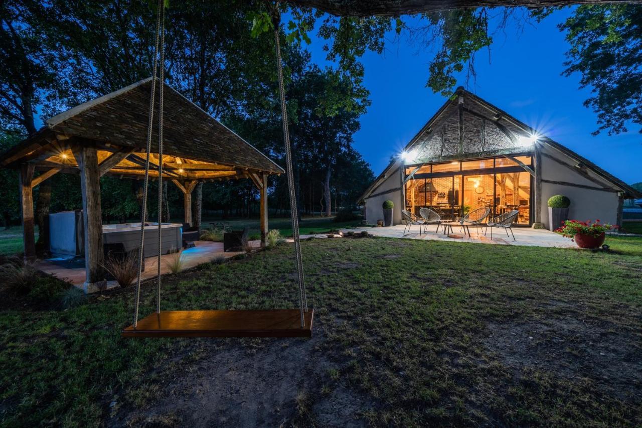 La Grange De Leonie, Chambres D'Hotes Avec Piscine Et Spa Méry-sur-Cher Exterior foto