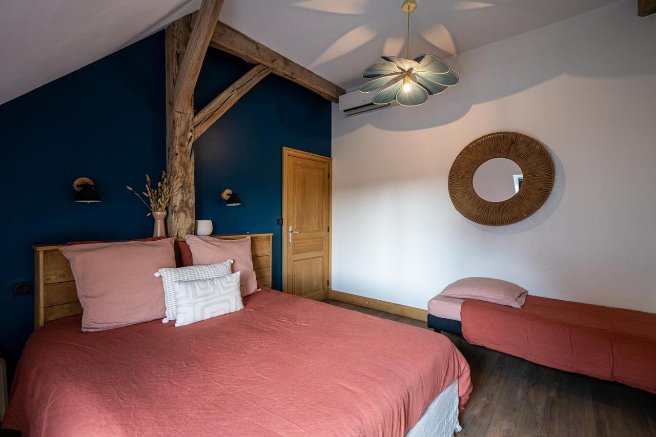 La Grange De Leonie, Chambres D'Hotes Avec Piscine Et Spa Méry-sur-Cher Exterior foto